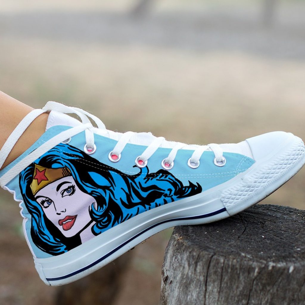 Wonder Woman Shoes | Custom Canvas 