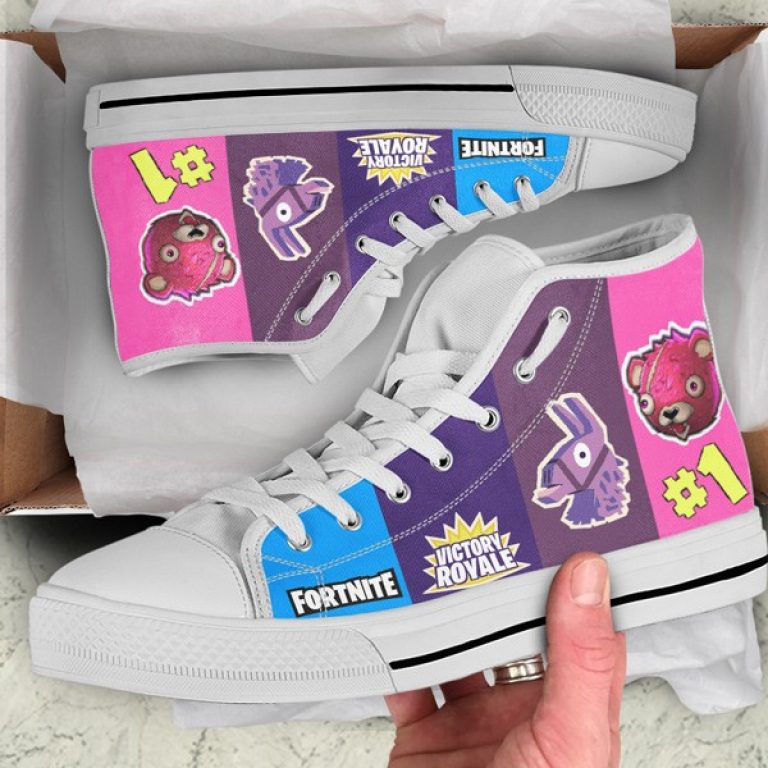 Fortnite Llama Shoes | Custom Canvas Sneakers For Kids & Adults